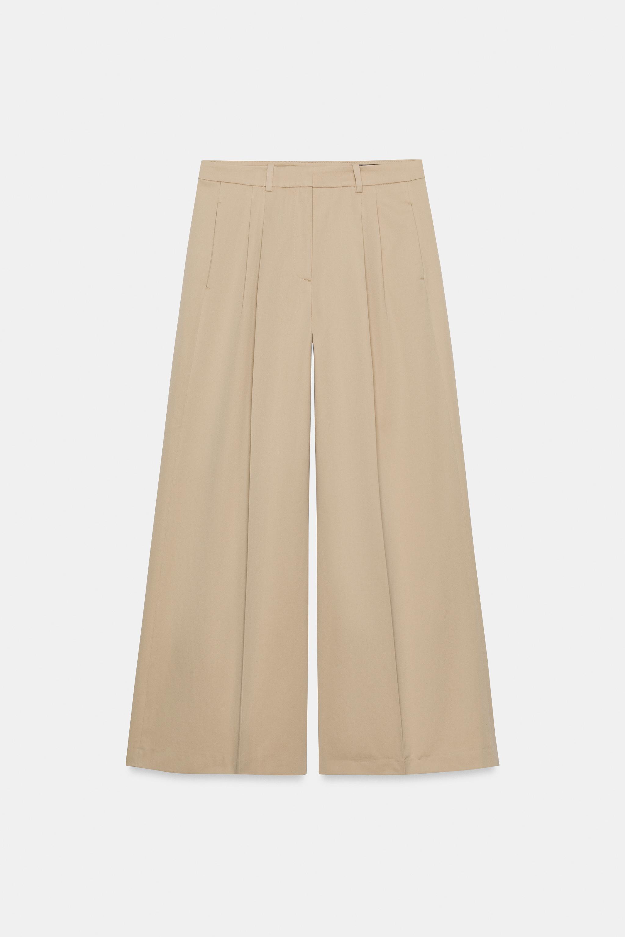 ZW COLLECTION PLEATED WIDE LEG PANTS